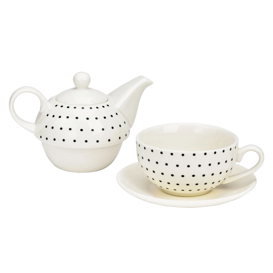 Polka Dot Tea Pot Set