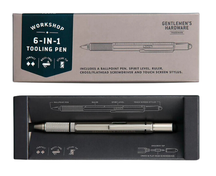 Gentlemen's Hardware 6-in-1 Tooling Pen