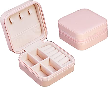 pink travel jewellery box 