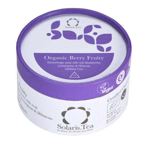 Organic Berry Fruity in Biodegradable Pyramid Teabags