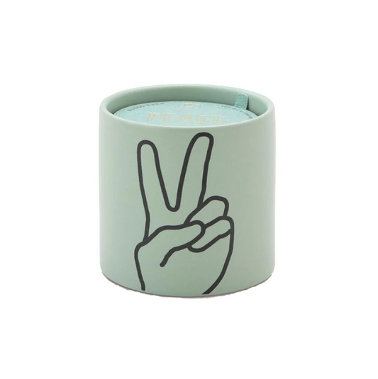 Ceramic Peace Candle
