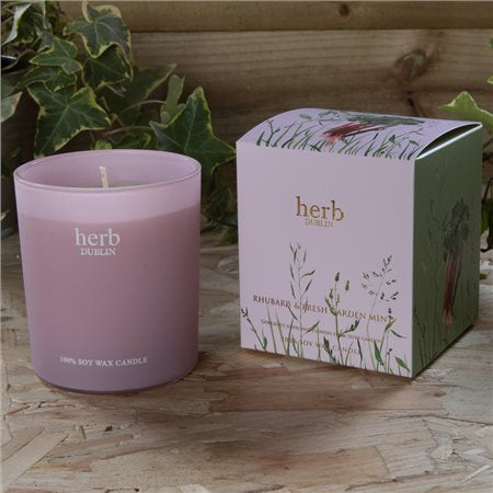 Herb Dublin Rhubarb Candle