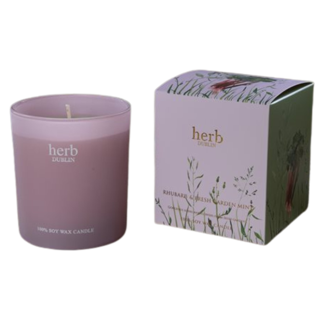 Herb Dublin Rhubarb Candle